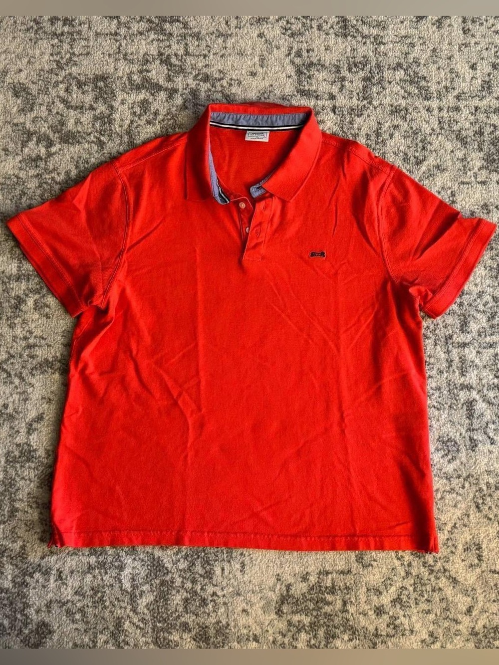 Le Tigre Salmon/Orange Colored Polo Shirt Size XXL
